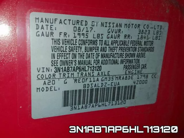 3N1AB7AP6HL713120 фото 2