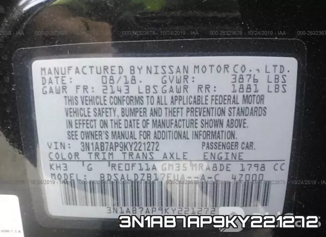 3N1AB7AP9KY221272 фото 10