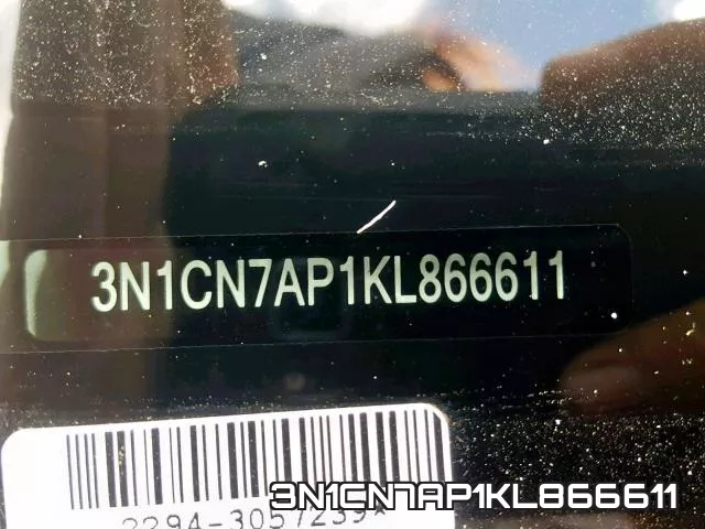 3N1CN7AP1KL866611 фото 2