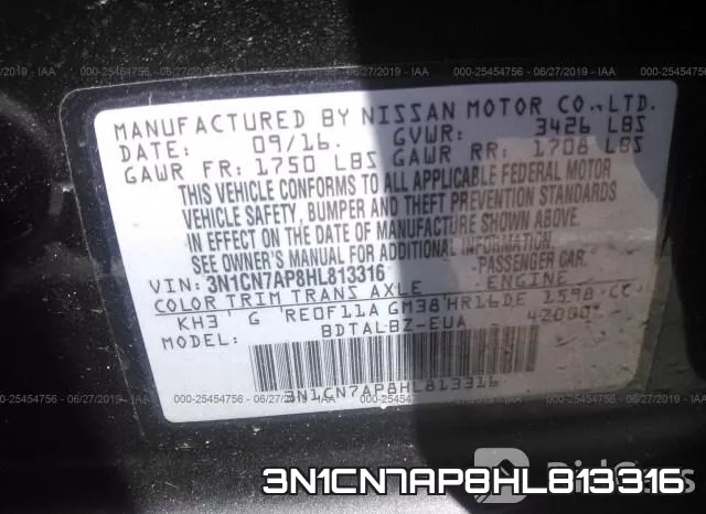 3N1CN7AP8HL813316 фото 10