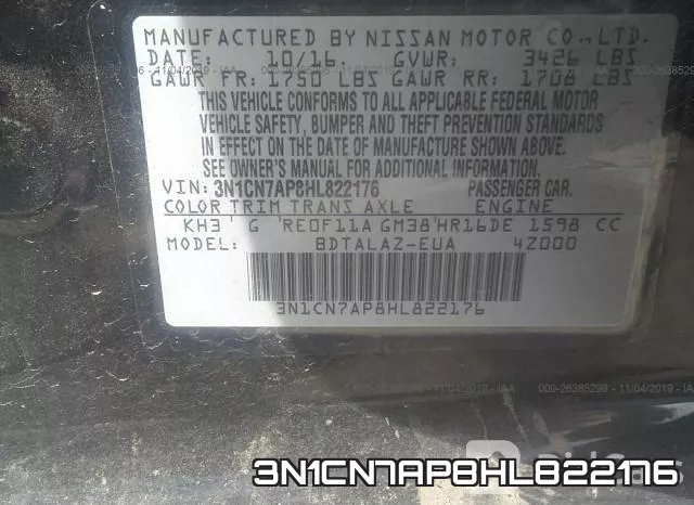 3N1CN7AP8HL822176 фото 10