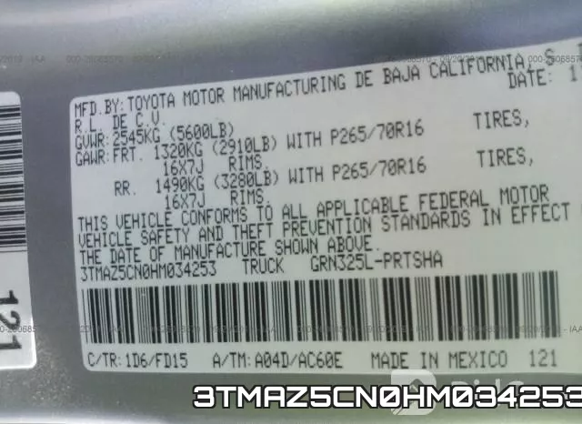 3TMAZ5CN0HM034253 фото 10
