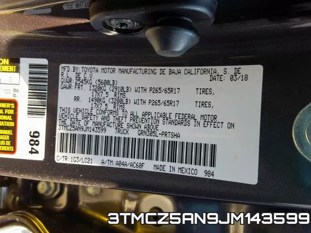 3TMCZ5AN9JM143599 фото 2