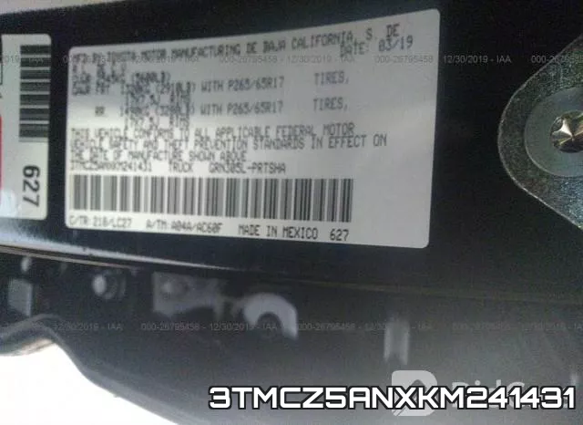 3TMCZ5ANXKM241431 фото 10