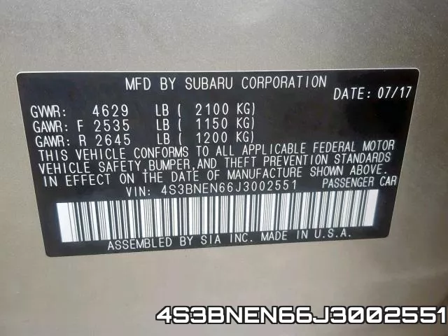 4S3BNEN66J3002551 фото 2