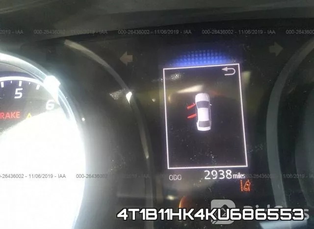 4T1B11HK4KU686553 фото 8