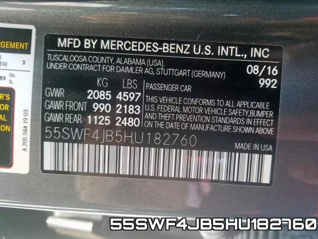 55SWF4JB5HU182760 фото 2