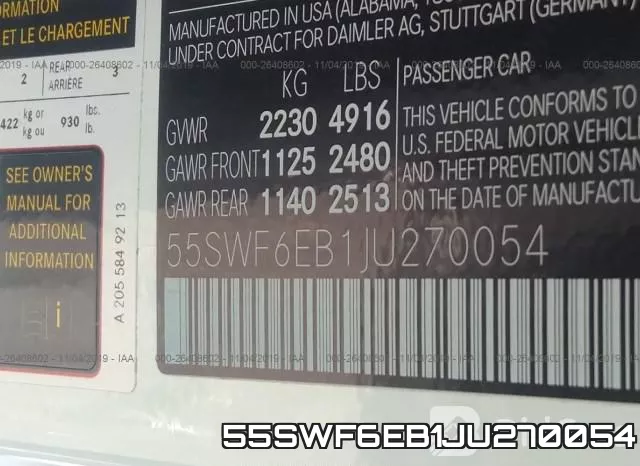 55SWF6EB1JU270054 фото 10