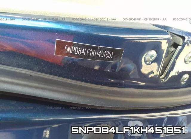 5NPD84LF1KH451851 фото 10