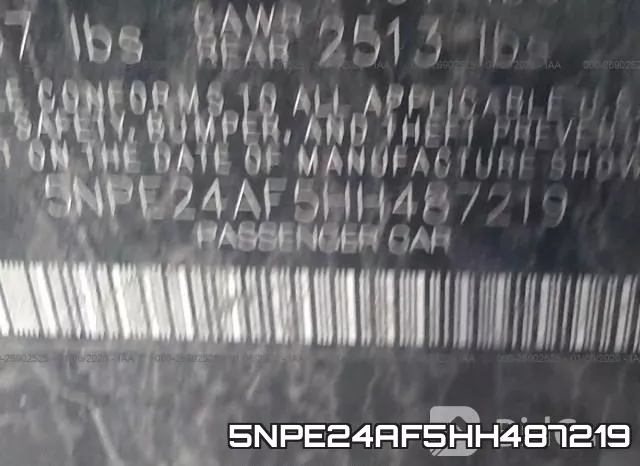 5NPE24AF5HH487219 фото 10
