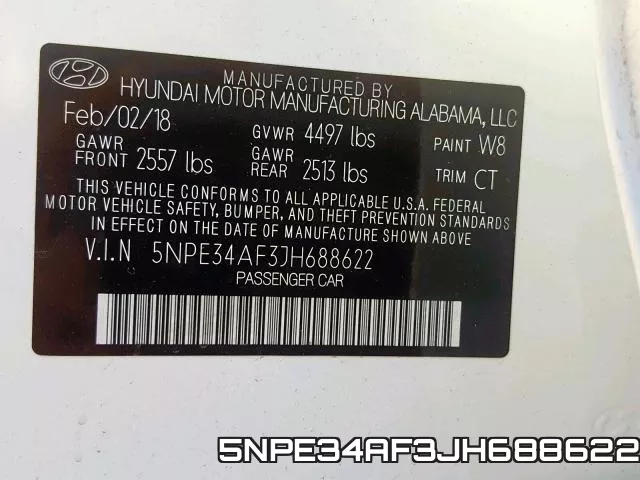 5NPE34AF3JH688622 фото 2