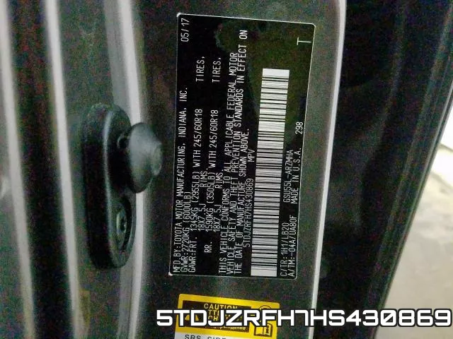 5TDJZRFH7HS430869 фото 2