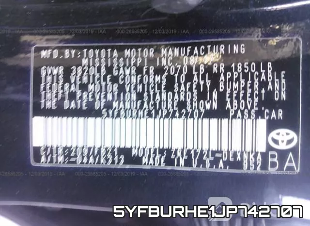 5YFBURHE1JP742707 фото 10