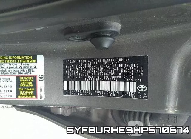 5YFBURHE3HP570674 фото 10