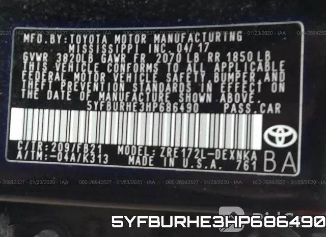 5YFBURHE3HP686490 фото 10