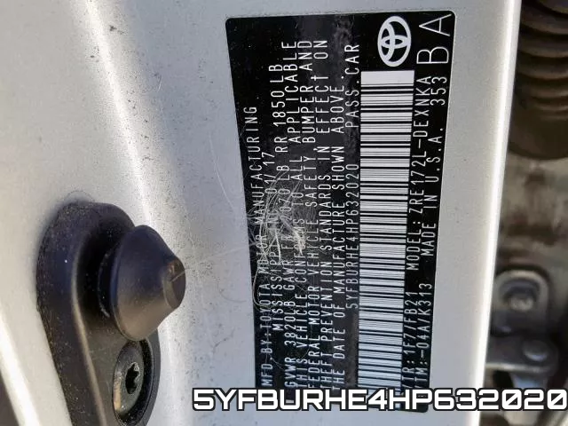 5YFBURHE4HP632020 фото 2