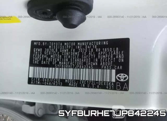 5YFBURHE7JP842245 фото 10