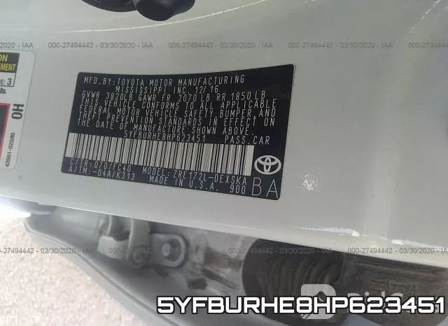 5YFBURHE8HP623451 фото 10