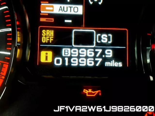 JF1VA2W61J9826000 фото 9