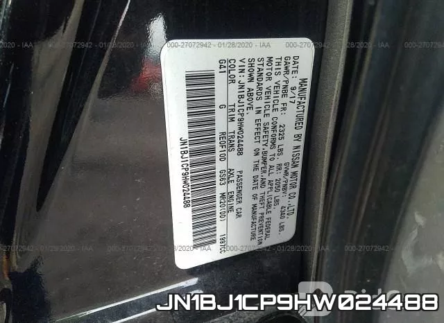 JN1BJ1CP9HW024488 фото 10