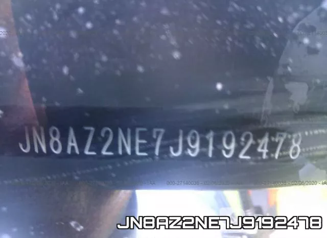 JN8AZ2NE7J9192478 фото 10