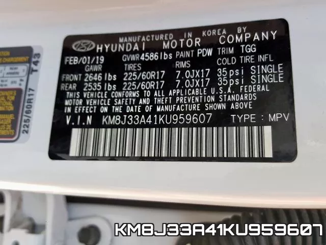 KM8J33A41KU959607 фото 2