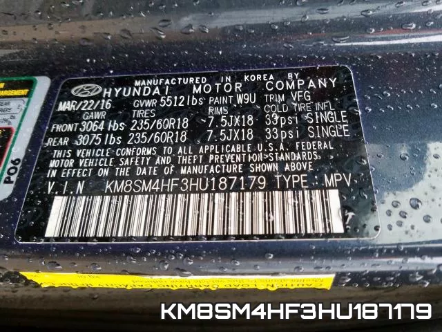 KM8SM4HF3HU187179 фото 2
