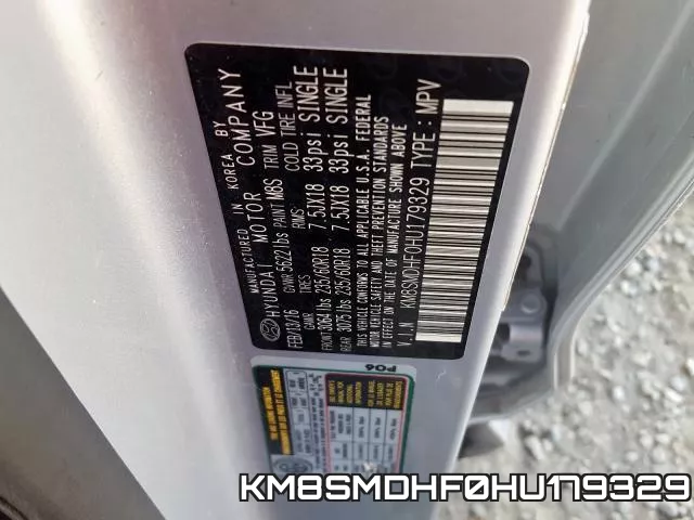 KM8SMDHF0HU179329 фото 2