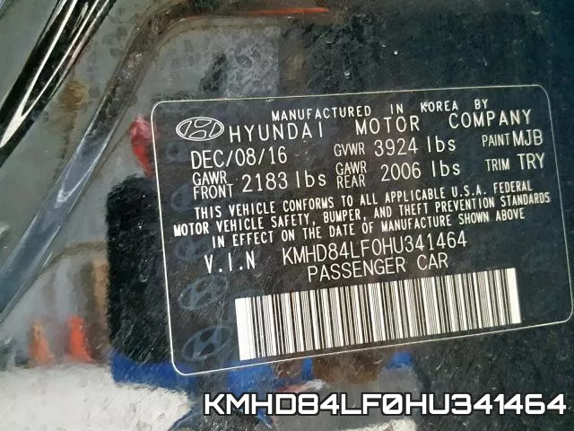 KMHD84LF0HU341464 фото 2
