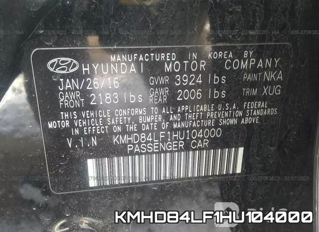 KMHD84LF1HU104000 фото 10