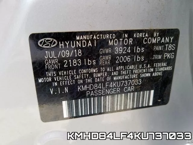KMHD84LF4KU737033 фото 2