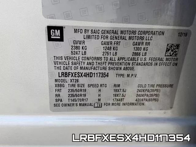 LRBFXESX4HD117354 фото 2
