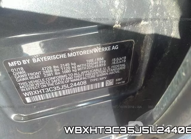 WBXHT3C35J5L24408 фото 10