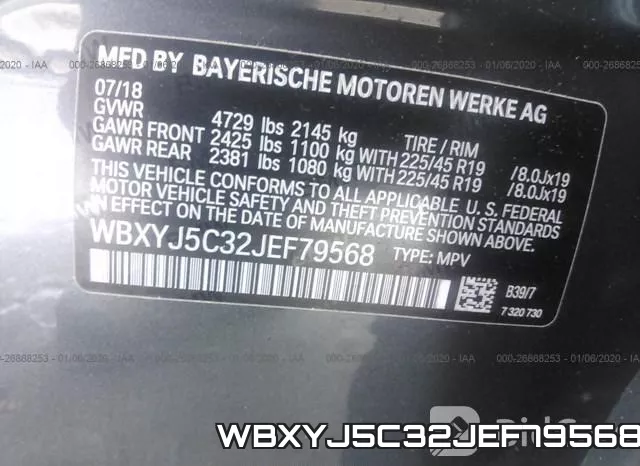 WBXYJ5C32JEF79568 фото 10