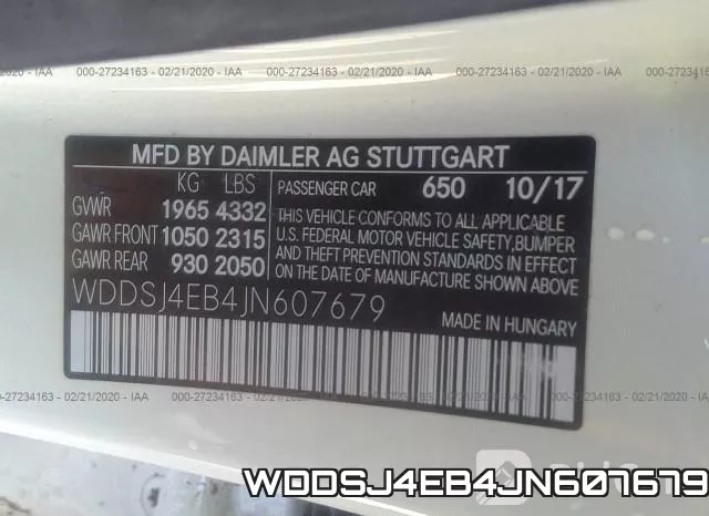 WDDSJ4EB4JN607679 фото 10