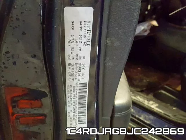 1C4RDJAG8JC242869 фото 2