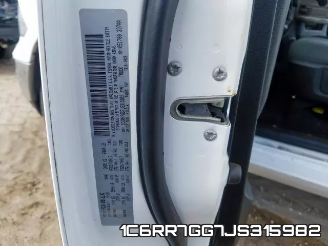 1C6RR7GG7JS315982 фото 2