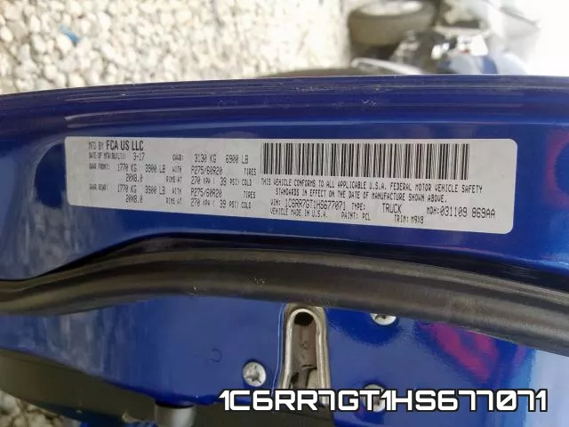 1C6RR7GT1HS677071 фото 2