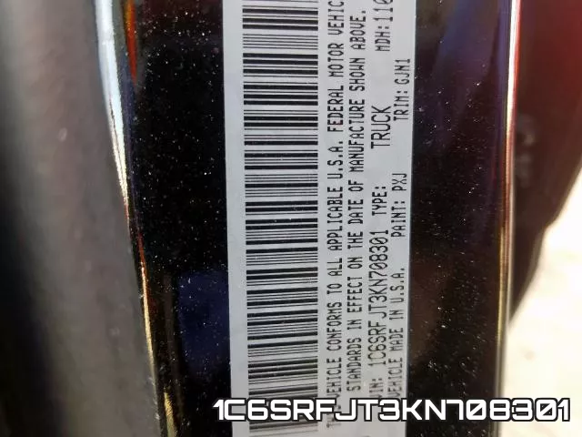 1C6SRFJT3KN708301 фото 2