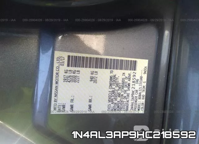 1N4AL3AP9HC218592 фото 10
