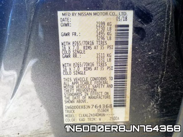 1N6DD0ER8JN764368 фото 2