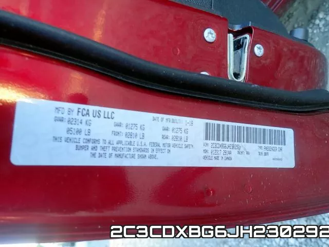 2C3CDXBG6JH230292 фото 2