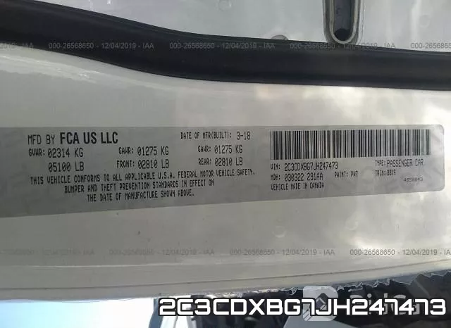 2C3CDXBG7JH247473 фото 10