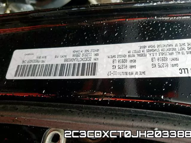 2C3CDXCT0JH203388 фото 2