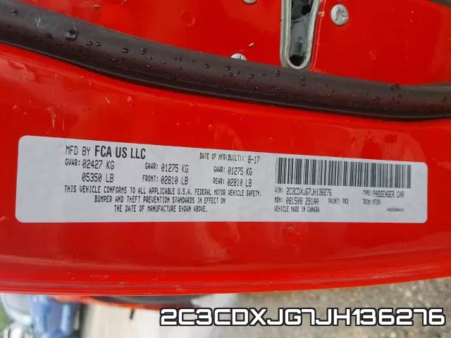 2C3CDXJG7JH136276 фото 2