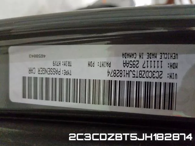 2C3CDZBT5JH182874 фото 2