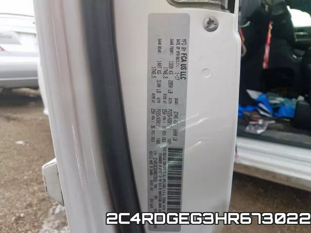 2C4RDGEG3HR673022 фото 2