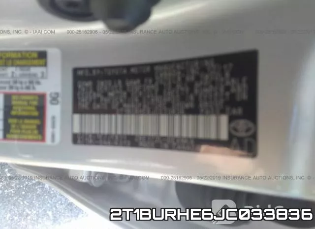 2T1BURHE6JC033836 фото 10