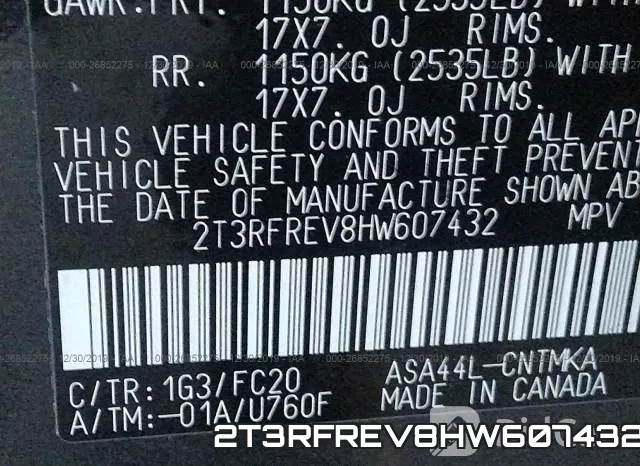 2T3RFREV8HW607432 фото 10