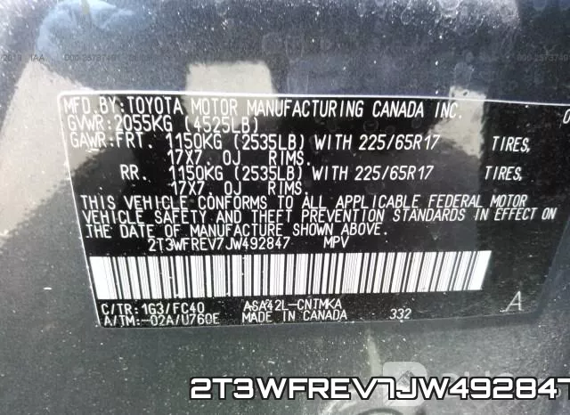 2T3WFREV7JW492847 фото 10